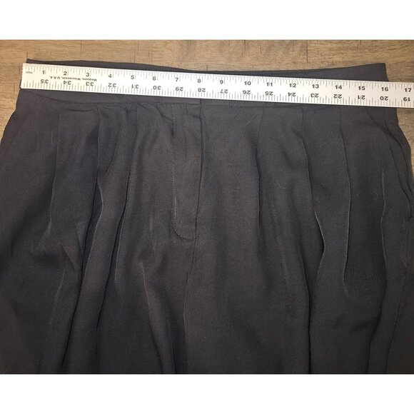 Zara Palazzo Black Pants Size Large Office Workwear - Picture 4 of 10